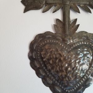 Vintage Accents - Tin Heart Decor Vintage Accents - Tin Heart Decor